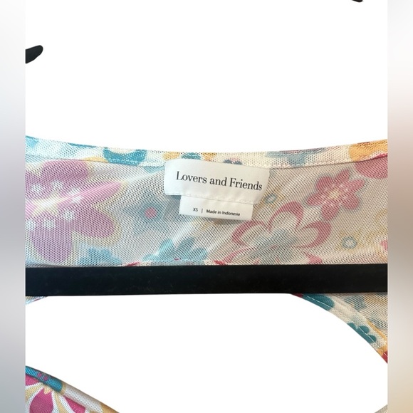 Lovers + Friends Hello Daisy Mini Dress Retro Floral XS - Picture 4 of 5